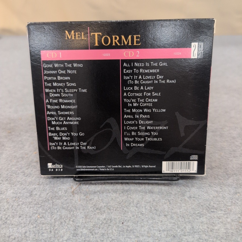 Mel Torme Jazz Collection 2‎ CD Set Delta 36 010 Luck Be A Lady April In Paris - Picture 2 of 2